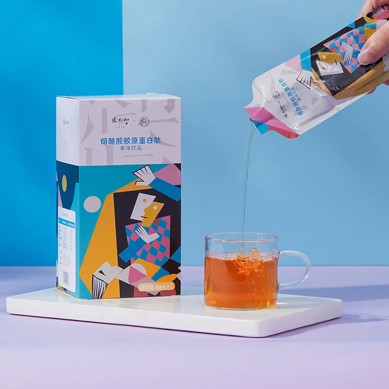 张太和 烟酰胺胶原蛋白肽315ml（7小袋）/盒 25年5月16日到期