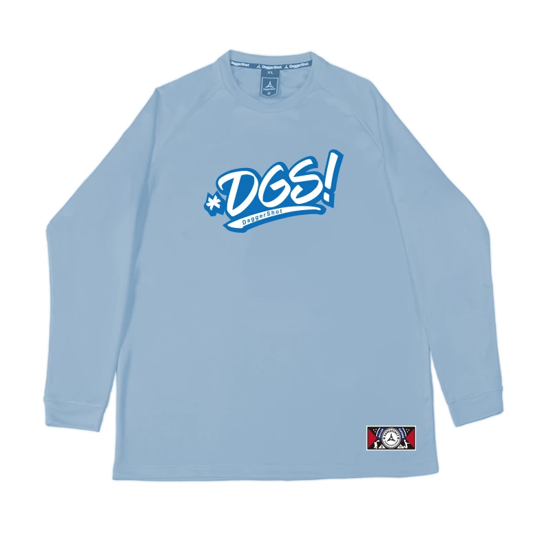 DGS 美式篮球运动长袖T恤男潮健身宽松速干训练热身投篮服上衣