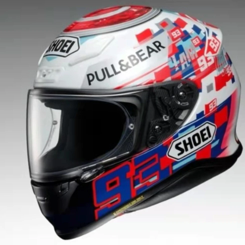 shoei z7 招财猫 ，电源键，黑MAYI摩托车骑行头盔带防雾贴
