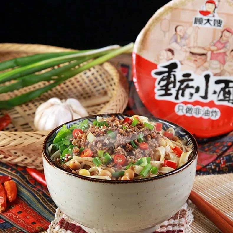 顾大嫂 顾大嫂非油炸重庆小面131g/6桶装懒人早餐方便速食品夜宵