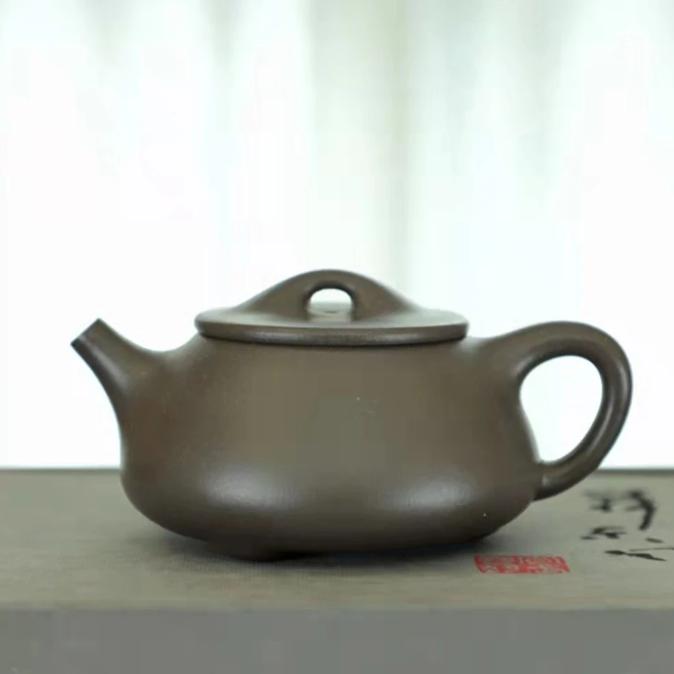 【询客服】龙德堂汤宣武《石瓢》 原矿天青泥手工泡茶壶约240cc
