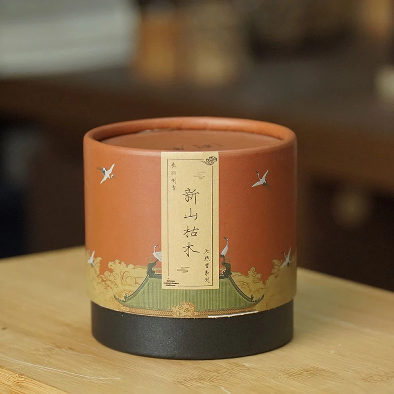 展羽 新山檀枯木盘香 一盒有24板48片 一片燃时约4h