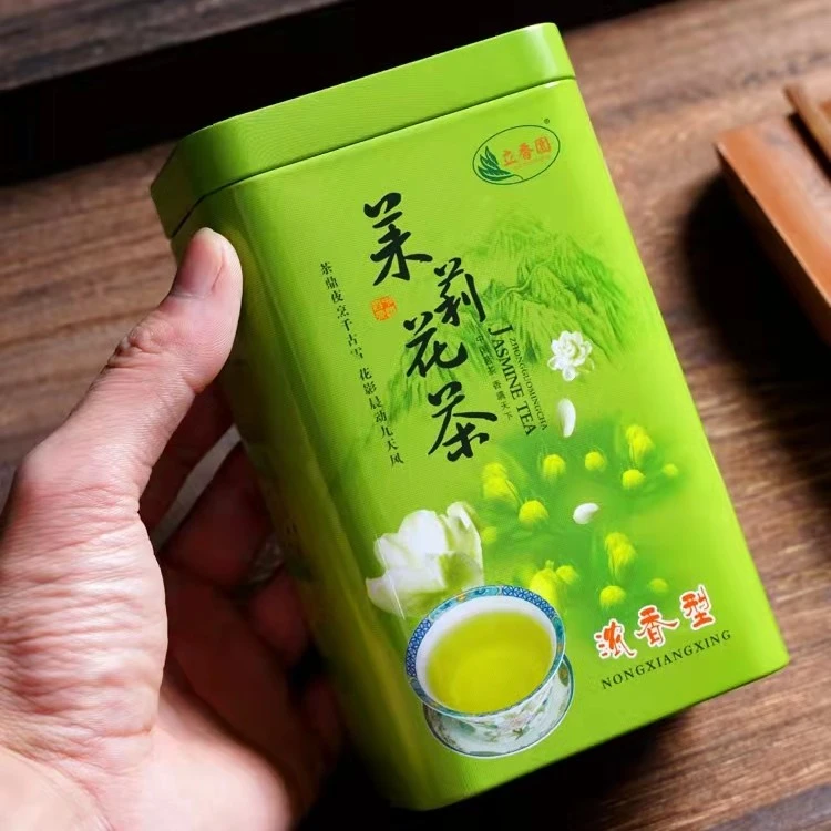立香园茉莉花茶叶浓香型2023春季飘香新茶罐装茶厂窨制盒装