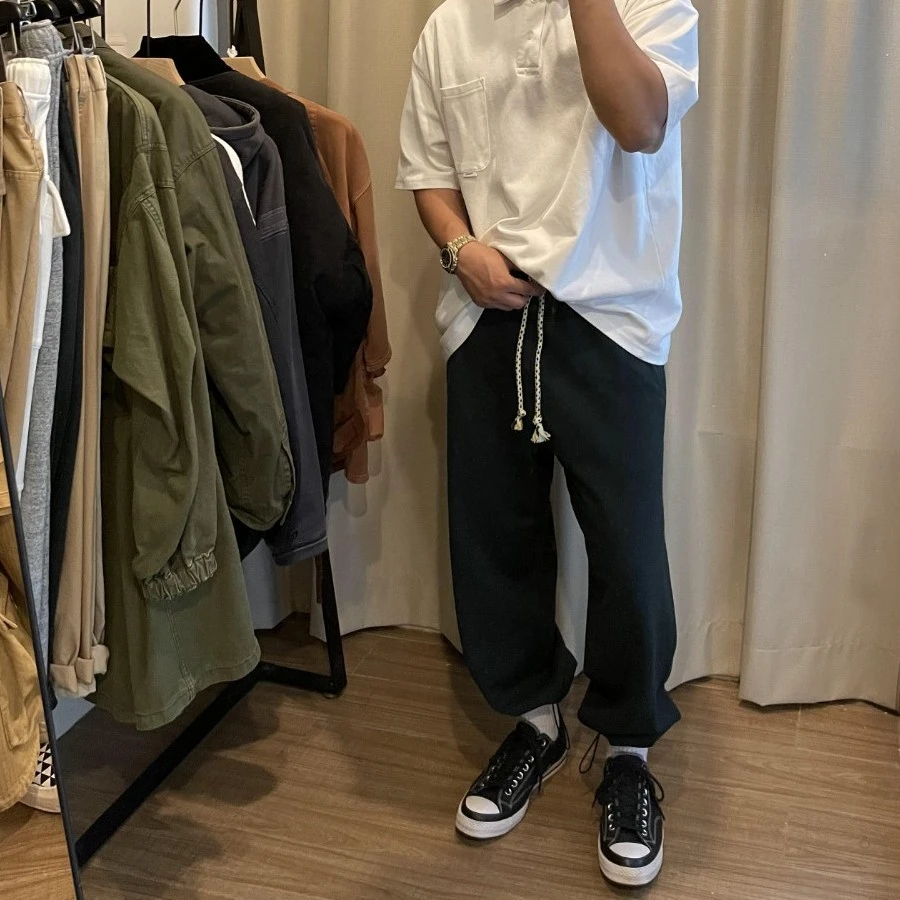 （特价售出不退换）日系针织卫裤