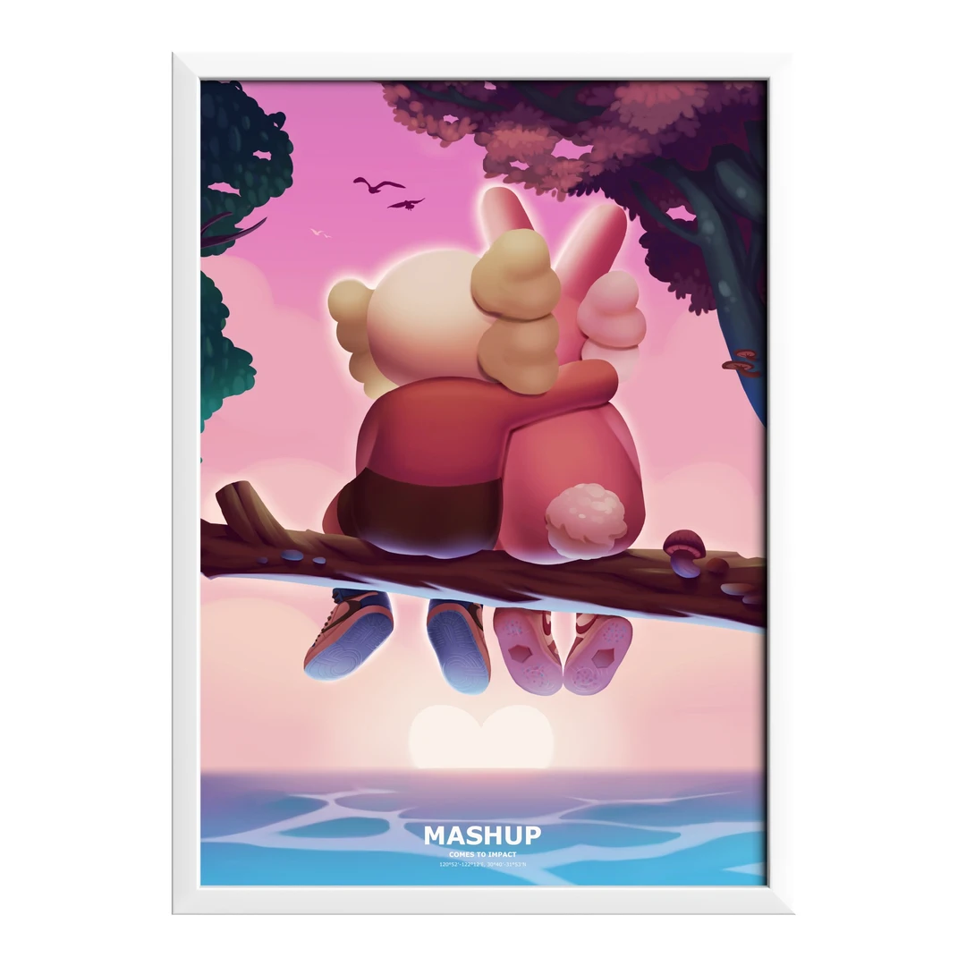 MASHUPDarren Zhou《怦然心动》限999版 限量版画 有装裱