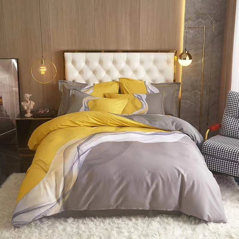 【小明】全棉大版印花四件套不起球不掉色 生活情调QH