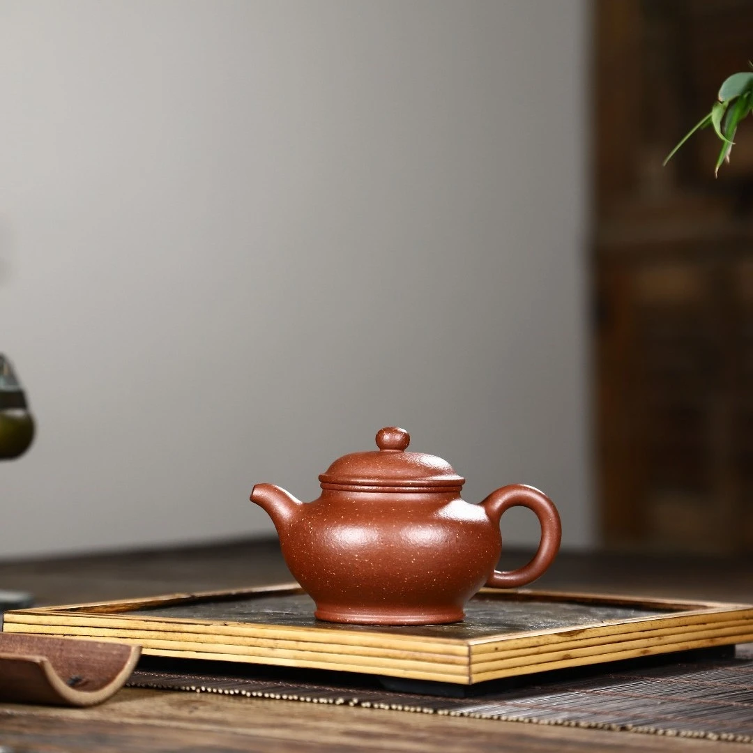 全手工掇只150CC降坡泥小容量莲子壶紫砂茶壶茶具纯手工紫砂壶