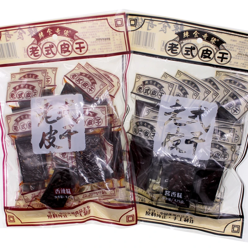 湖南正宗平江酱干辣食奇缘老式皮干425g豆干老卤盐干零食小吃休闲
