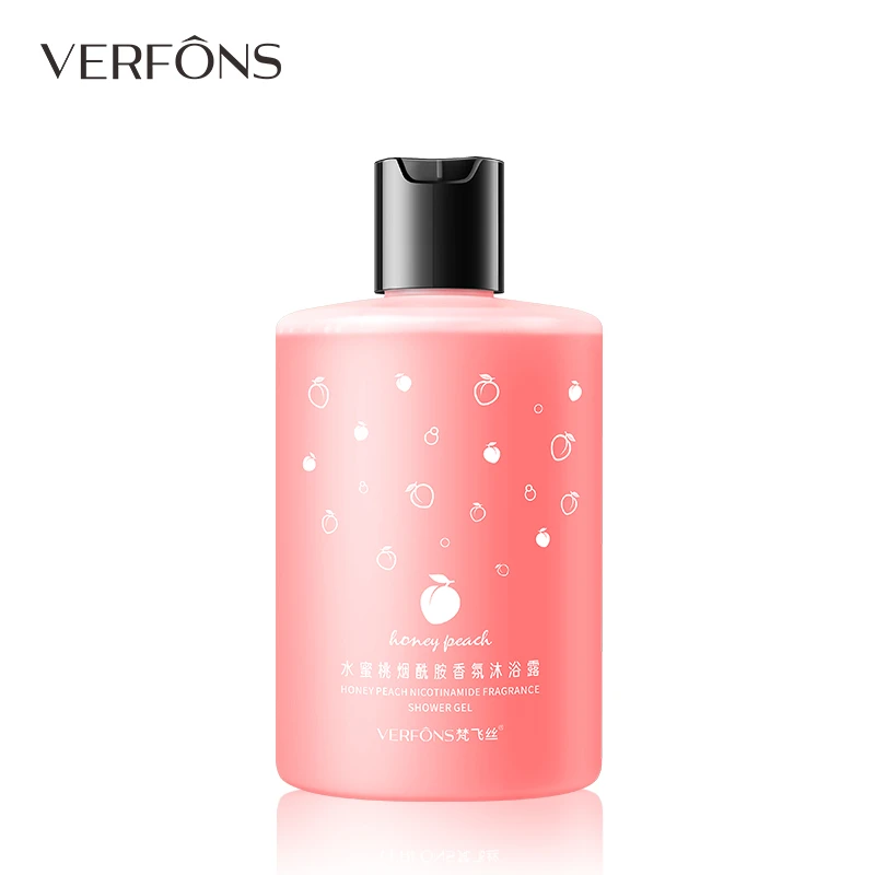 梵飞丝水蜜桃烟酰胺香氛沐浴露400ml-A持久留香嫩肤/