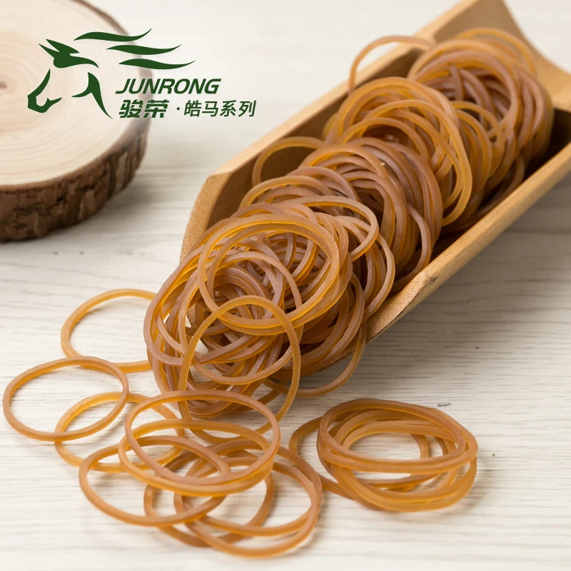 骏荣橡胶-皓马系列橡皮筋本色橡皮圈皮筋乳胶圈橡筋-多种大小
