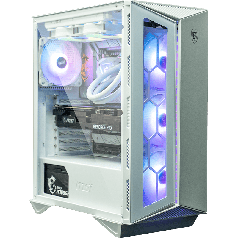MSI/微星MPG GUNGNIR 110R WHITE 氪金枪2白色限量版电脑游戏机箱