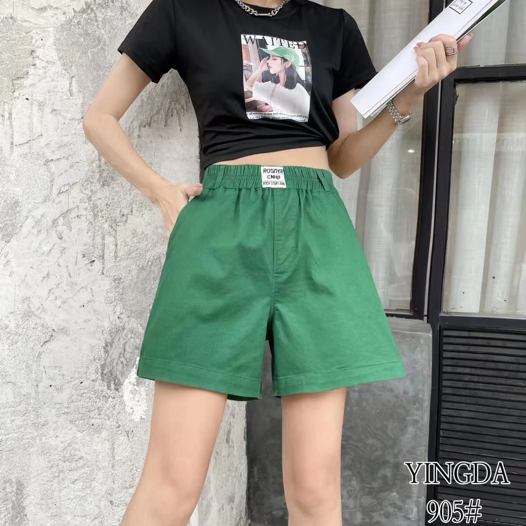 松紧腰休闲短裤905款