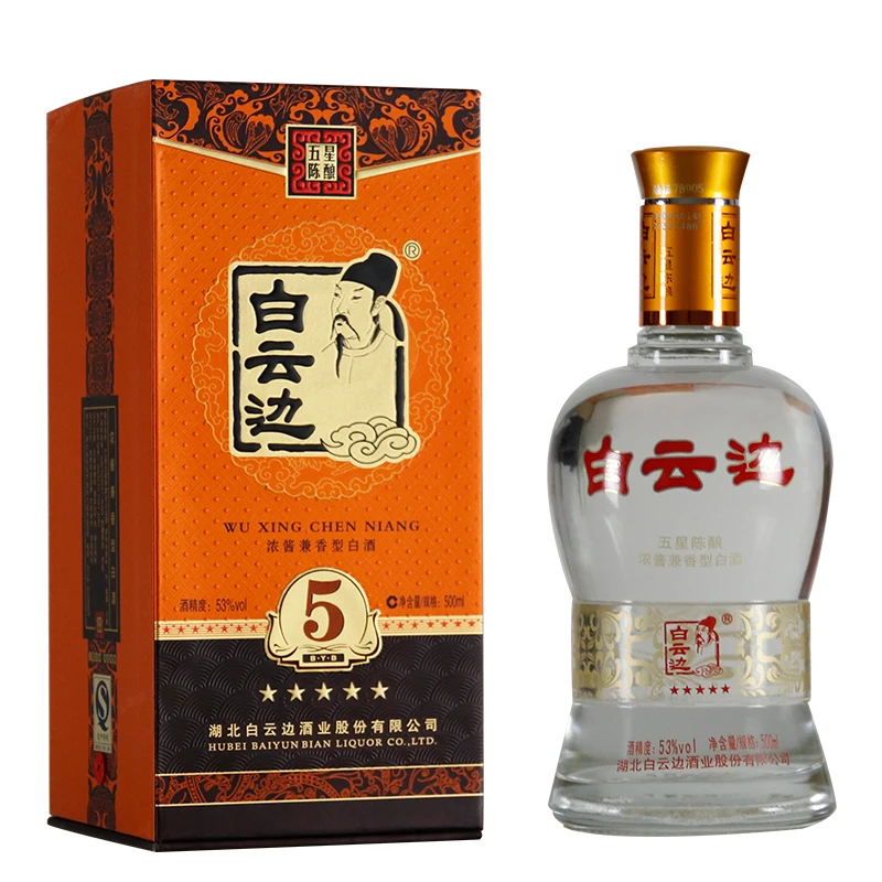 白云边白云边5星白酒五星陈酿浓酱兼香型53度500ml