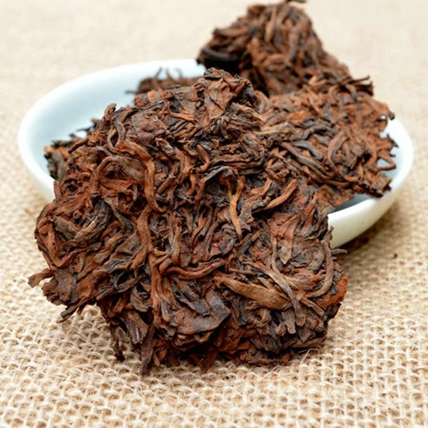2008年帕沙古树老茶头普洱茶熟茶500克/份小沱茶疙瘩茶