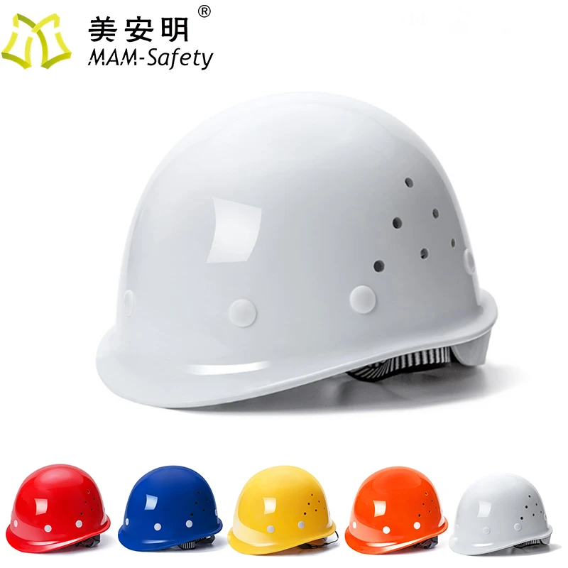 安全帽工地防砸国标夏季建筑施工防撞透气安全帽男印字头盔定制