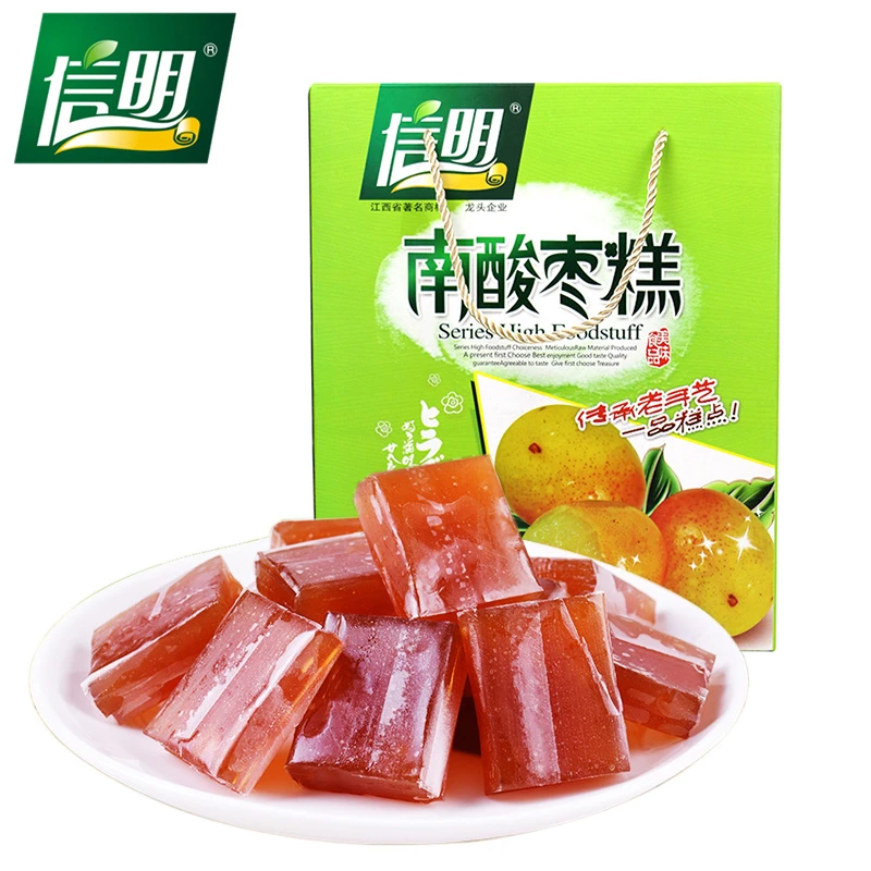 信明江西赣南酸枣糕散装酸角糕果甜蜜饯特产办公室休闲小吃零食品