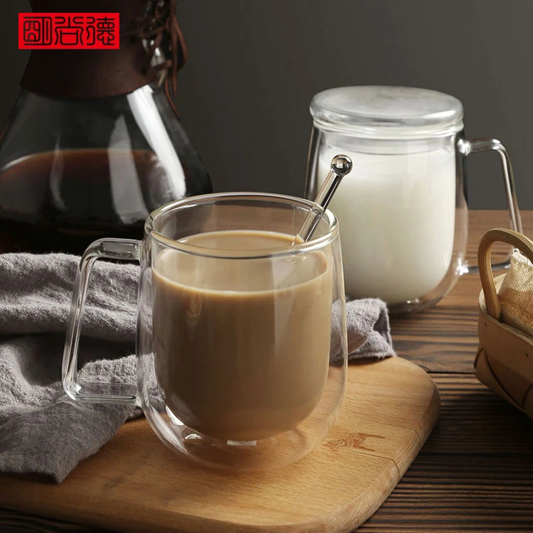 明尚德250ml双层耐热玻璃杯