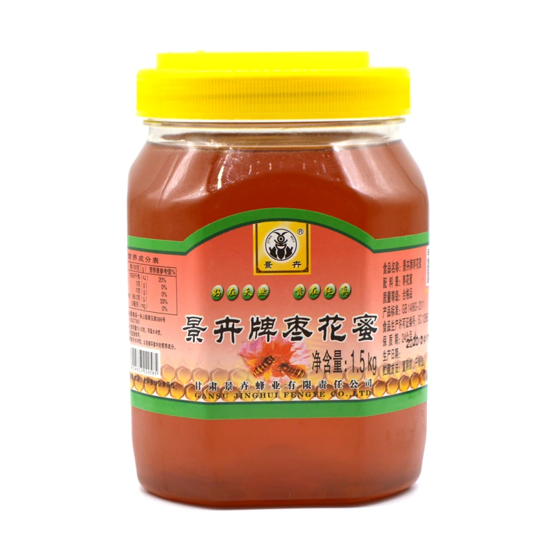 景卉产品枣花蜜1.5kg大瓶装优质芳香自然健康