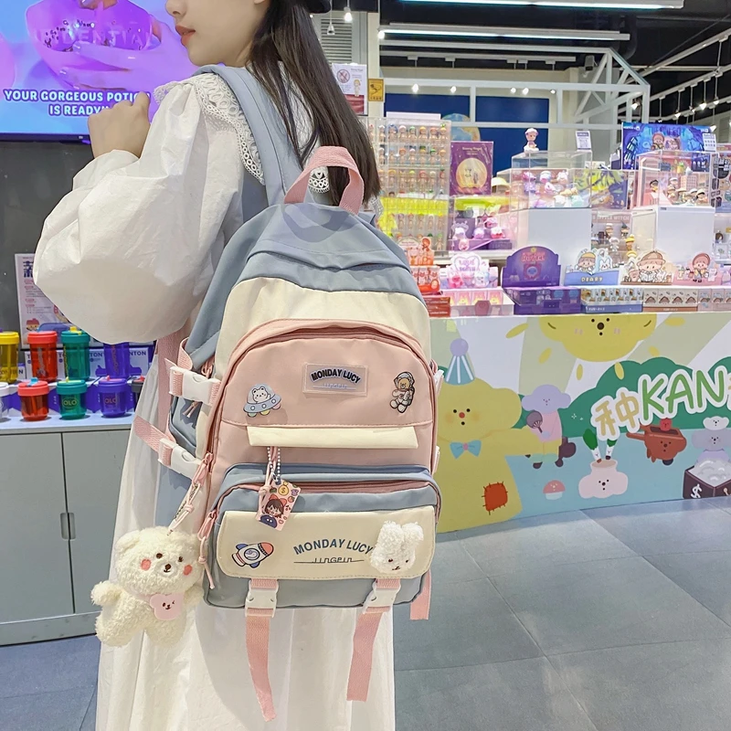 书包女小学生三四五六年级初中生中学生可爱双肩包背包女童儿童