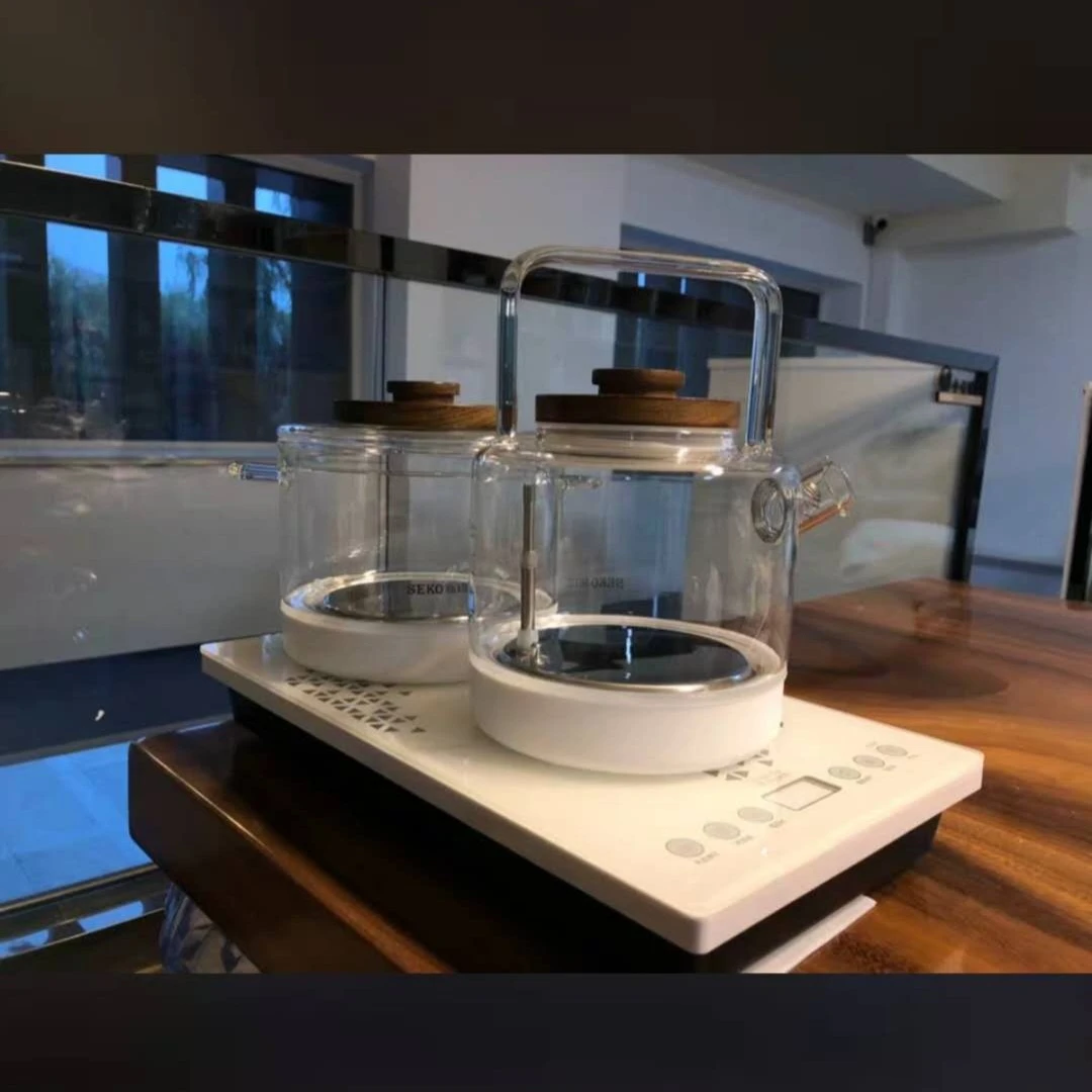 煮水壶800毫升 多功能家用保温养生壶蒸煮蒸汽小型煮茶器透明加厚