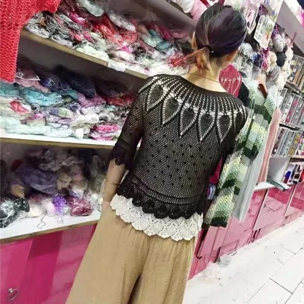 詹老师詹老师毛线体验店： 珍珠奶丝线 1