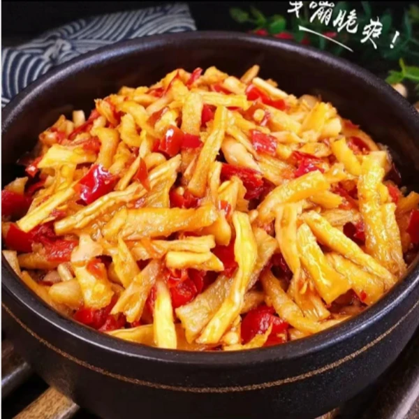 曾意梅萝卜条油萝卜干香辣脆萝卜干500克