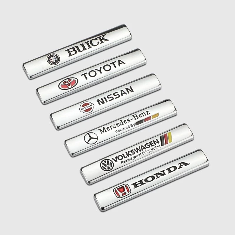 汽车叶子板车标金属贴