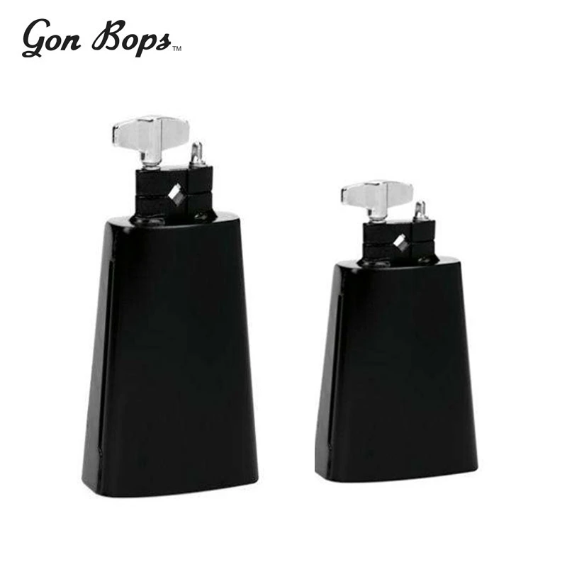 美国Gon Bops ROCK BELL 8" CHA-CHA BELL 5“ 黑色牛铃B053 B085