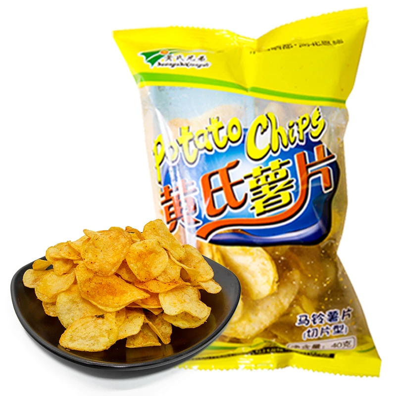 麻辣黄氏薯片45g/100g新鲜原切片酥脆无防腐剂恩施本地麻辣小零食