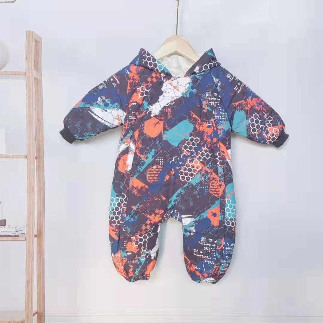 (90绒白鸭绒)羽绒连体宝宝婴幼儿抱服N-X-118