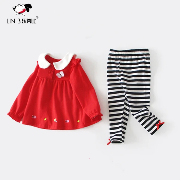 小女童两件套装秋季0-5公主针织春秋女孩洋气长袖外穿女宝衫婴儿