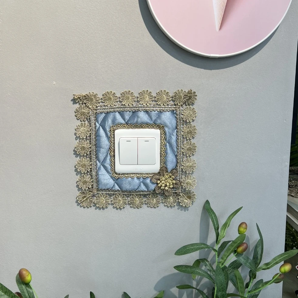 布兰妮系列开关套百搭墙壁简约轻奢插座高档纯色欧式中式现代轻奢