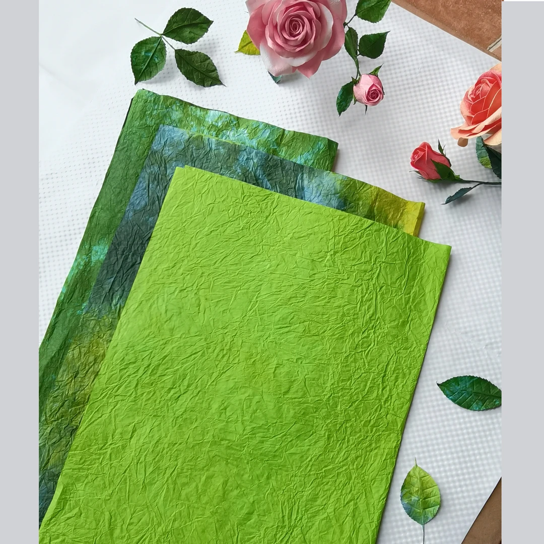 花心思纸艺 手工纸花材料DIY 做花材料 浮染纸 水墨纸