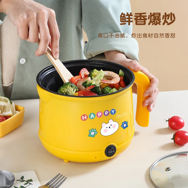 【厂家直营】淘气猫多功能电煮锅电锅家用宿舍蒸煮小网红电煮锅