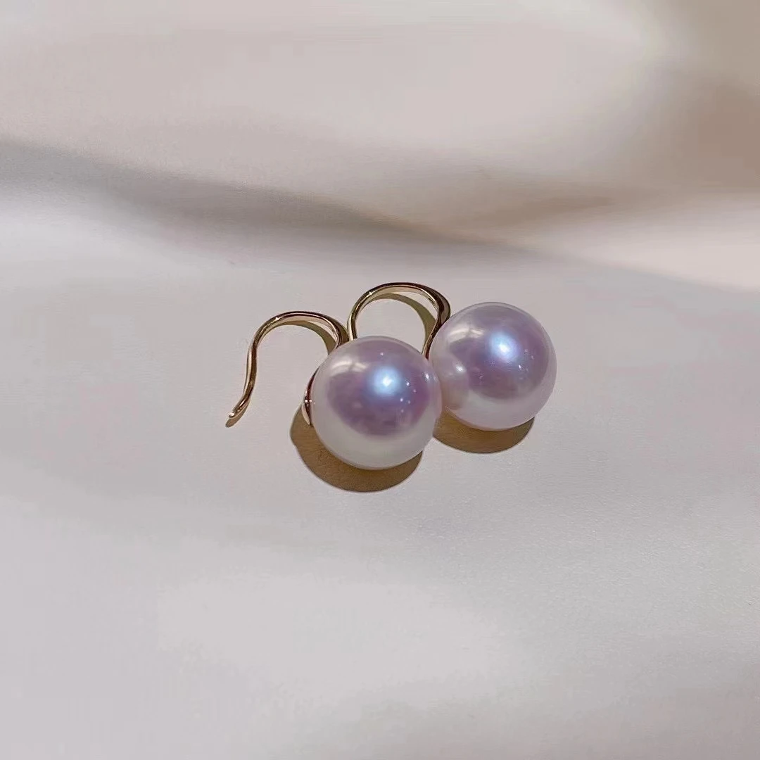 耳饰两颗正圆8-9mm