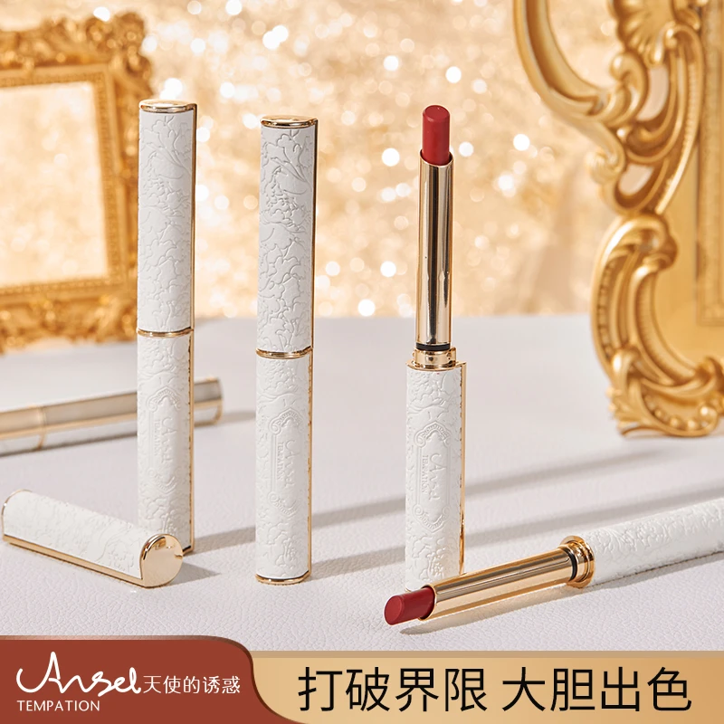 小细管口红哑光丝绒雾面防水不易掉色不易沾杯新手化妆必备化妆品