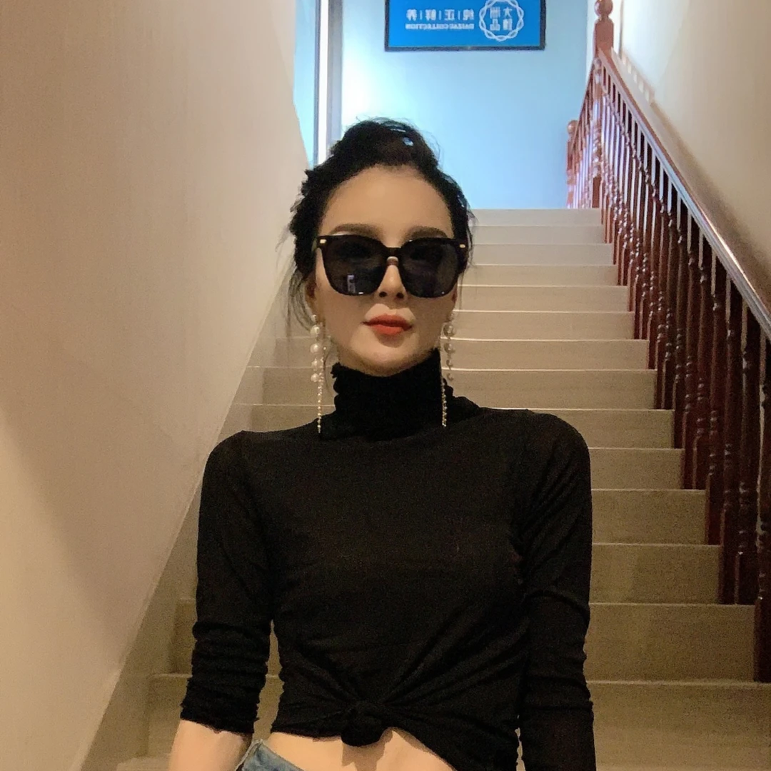 宸嫚三C娘娘2182【黑天鹅】新中式时尚百搭打底上衣