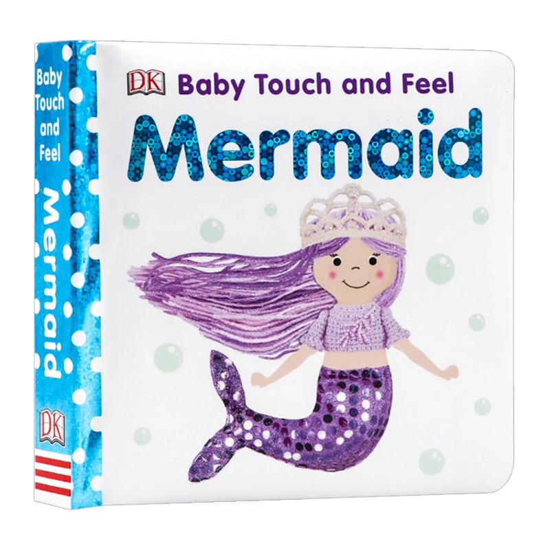 DK宝宝触摸纸板书 美人鱼 英文原版 Baby Touch and Feel Mermaid
