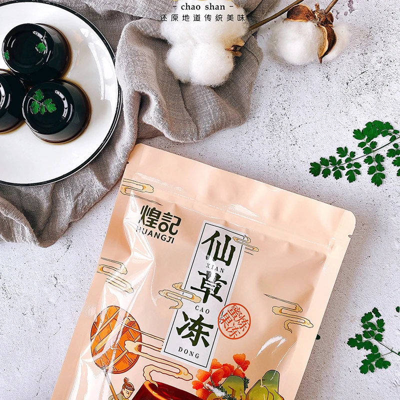 煌记 蜂蜜仙草冻 食用零食果冻 320g袋装儿童老人浓郁营养