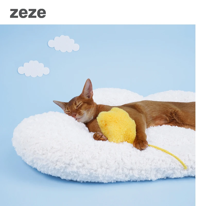 ZEZE云朵睡垫宠物睡觉垫子猫咪