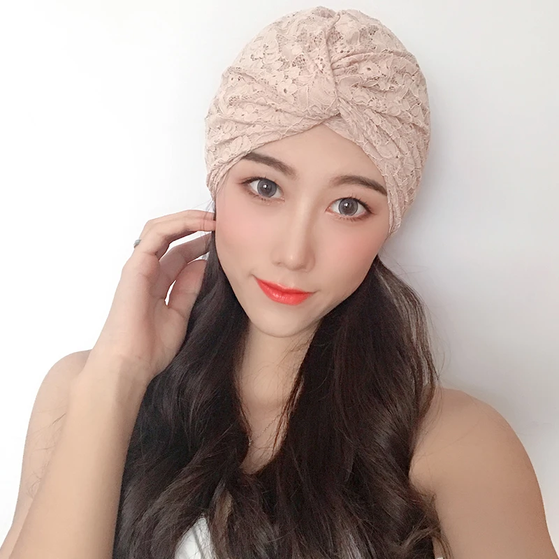 泳帽女长发专用不勒头可爱韩国日系显脸小成人女士褶皱蕾丝布潮款