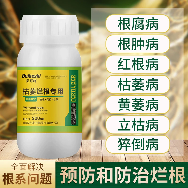 【栀子花卉专属】贝可施枯萎烂根灵解决根部浇水引起烂根