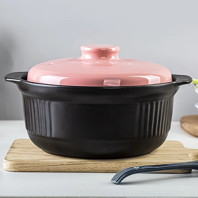 康舒美厨砂锅陶瓷炖锅汤锅大容量耐高温明火燃气沙锅日式家用粥煲