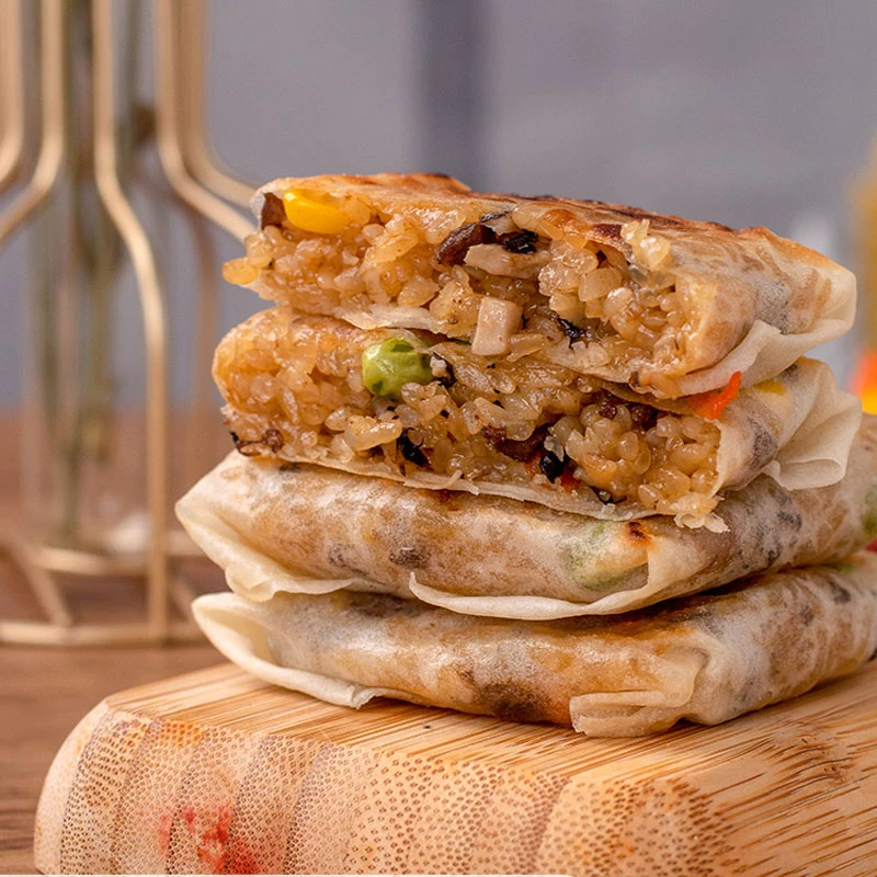 粮觅火腿玉米青豆饼豇豆糯米饼奥尔良鸡排手抓煎饼儿童早餐半成品