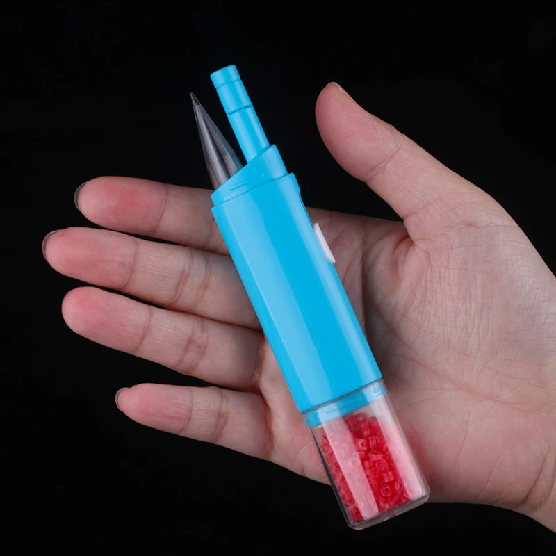红虫上饵器新款自动皮筋活饵挂饵器钓鱼用品垂钓装备全自动红虫夹