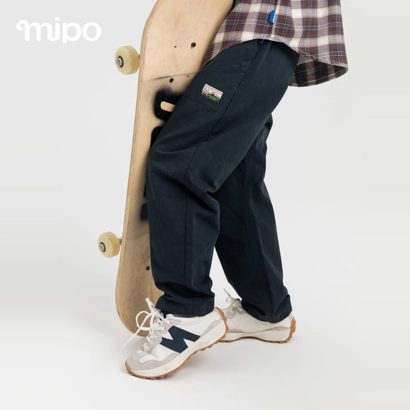 【机能系列】mipo儿童春秋宽松通用机能裤春款工装风休闲运动裤加厚