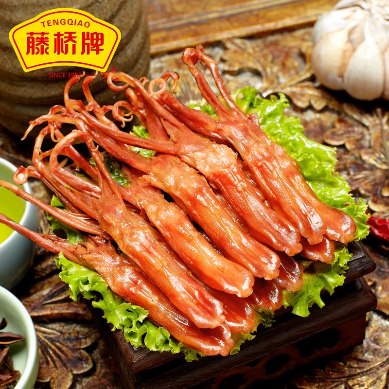 藤桥牌大卫鸭舌18/27/45/72根温州卤味方便小吃零食酱香味香辣味