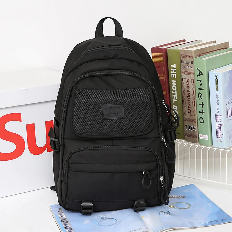 2025款多层电脑包学生双肩旅行背包结实时尚多功能背包大学生书包