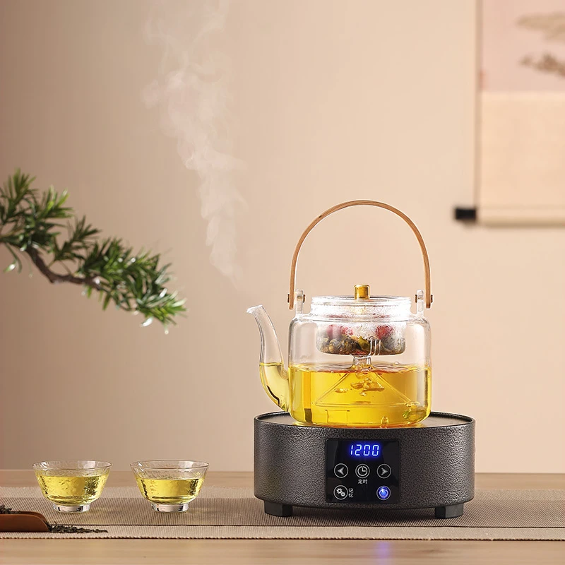 迷你电陶炉小巧迷你型电磁炉煮茶器家用全自动小茶炉玻璃烧水壶