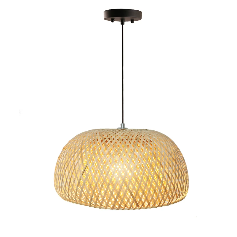 竹编吊灯餐厅吊灯茶室吊灯民宿吊灯客厅氛围灯新中式吊灯阳台吊灯